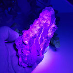  Calcite with Hematite on Matrix | 258.4 grams | Fluorescent Crystal | Lane's Quarry, Westfield MA | SO24 7