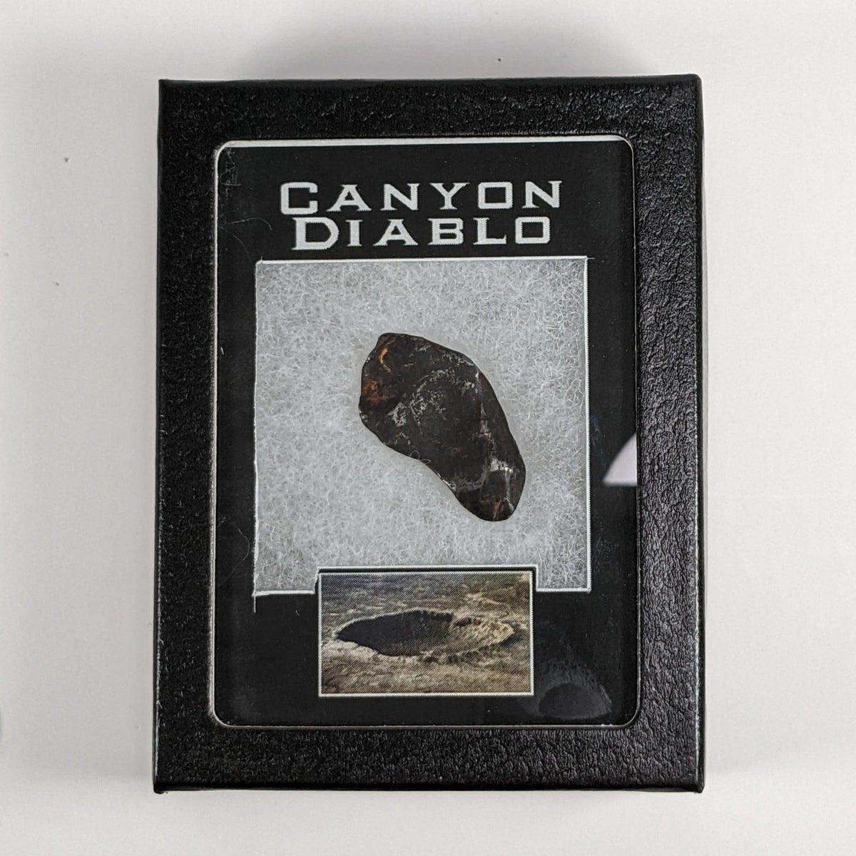  Canyon Diablo Meteorite-in-a-Box | 11.6 Grams | Individual | Iron IAB-MG | Arizona U.S.A. | SO24 1