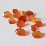  Carnelian | 13 Piece Carnelian Parcel | Oval Cut | Mixed Size Lot | Orange | 11.45ct. | SO24 