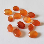  Carnelian | 13 Piece Carnelian Parcel | Oval Cut | Mixed Size Lot | Orange | 11.45ct. | SO24 1