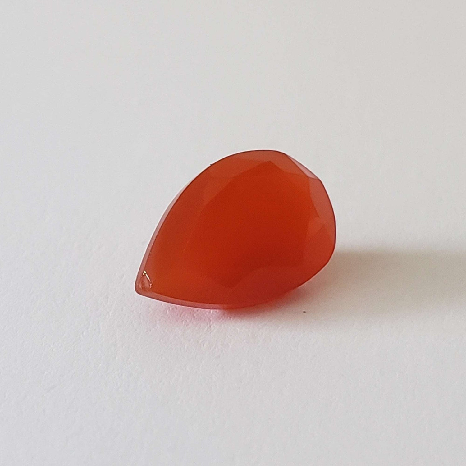  Carnelian | Pear Shape Cut | Orange | 11.8x7.8mm 1