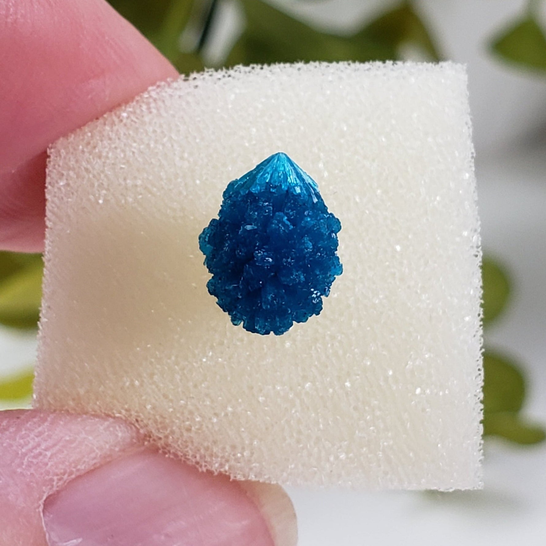  Cavansite Crystal | Perky Box Thumbnail Specimen | Wagholi Quarry | Poona, India | SO24 2