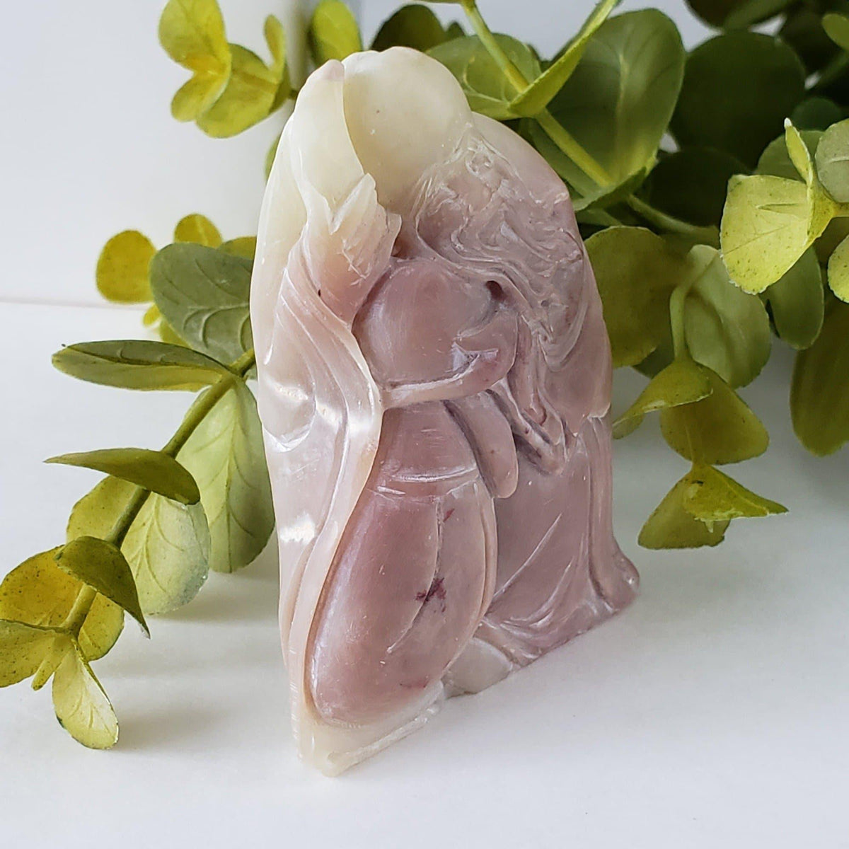  Chinese Shoushan Stone | God of Longevity | Hand Carved | 130 grams | Fujian Province, China 1