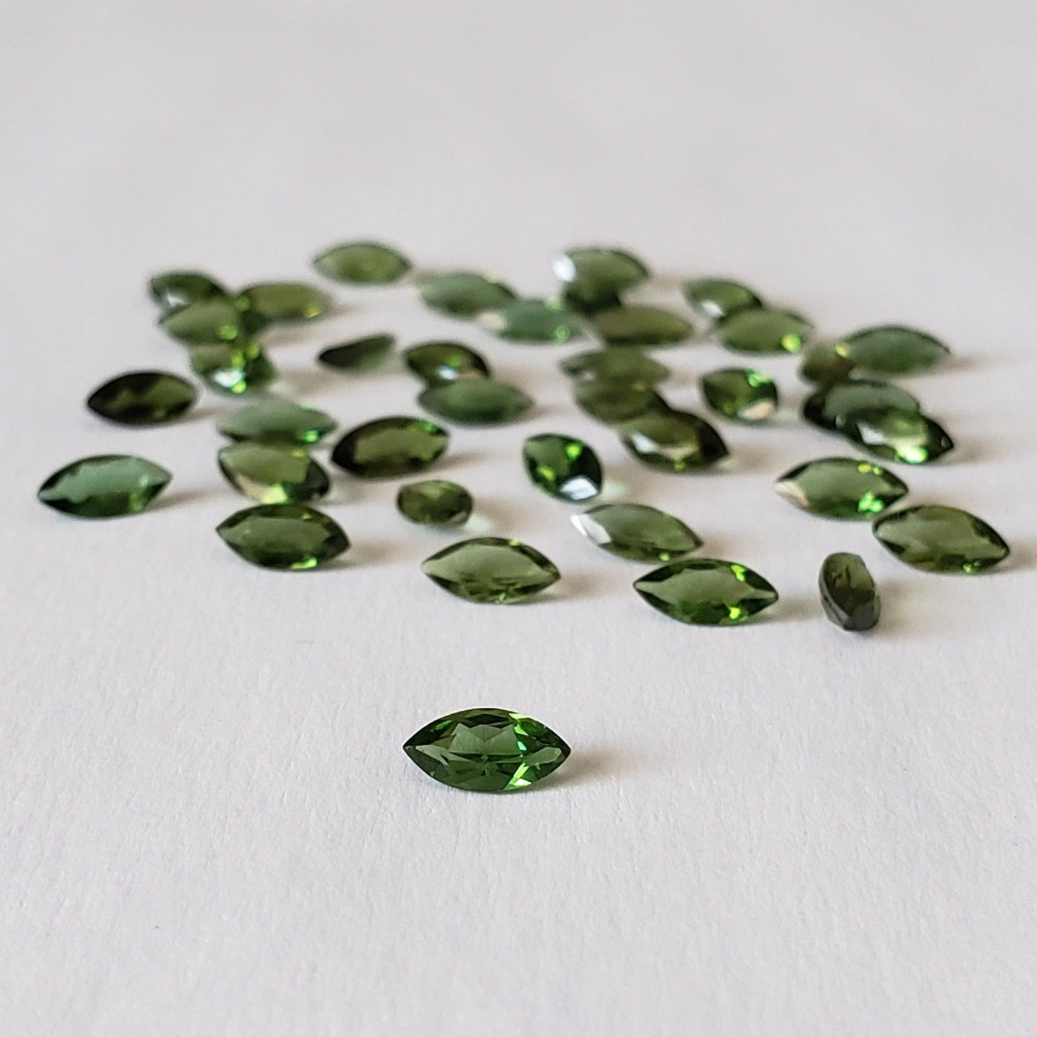  Chrome Tourmaline | Marquise Cut | Emerald Green | 6x3mm 