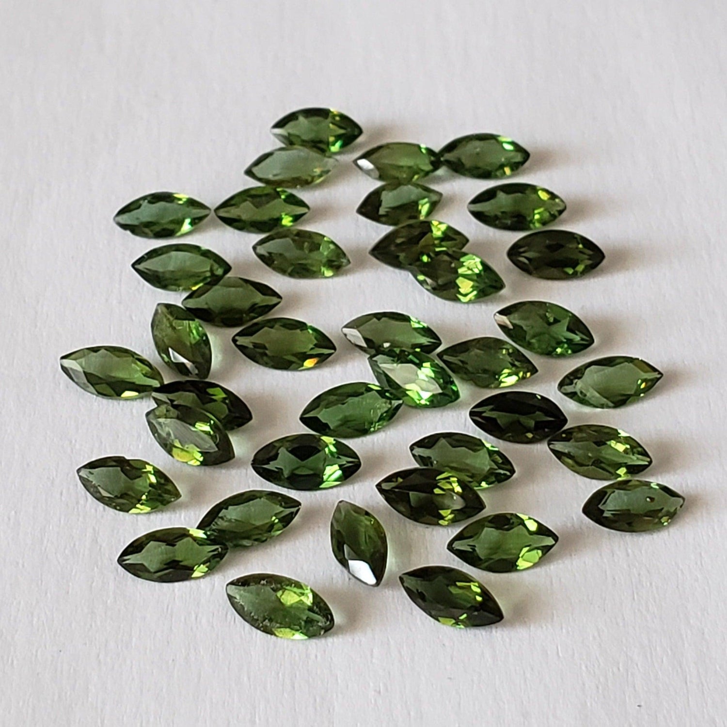  Chrome Tourmaline | Marquise Cut | Emerald Green | 6x3mm 1