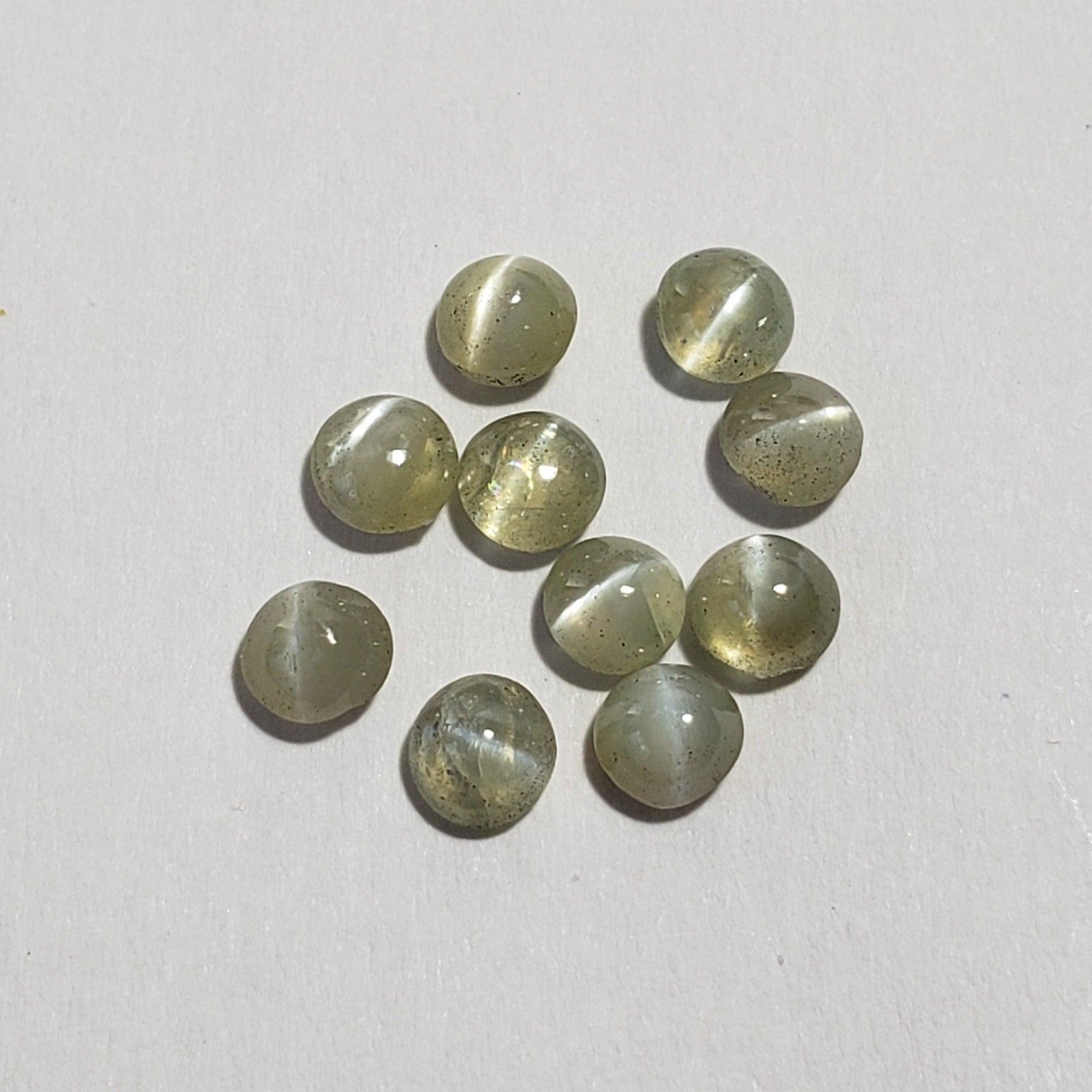  Chrysoberyl Cats Eye | Round Cabochon | 3.3 mm SO24 4
