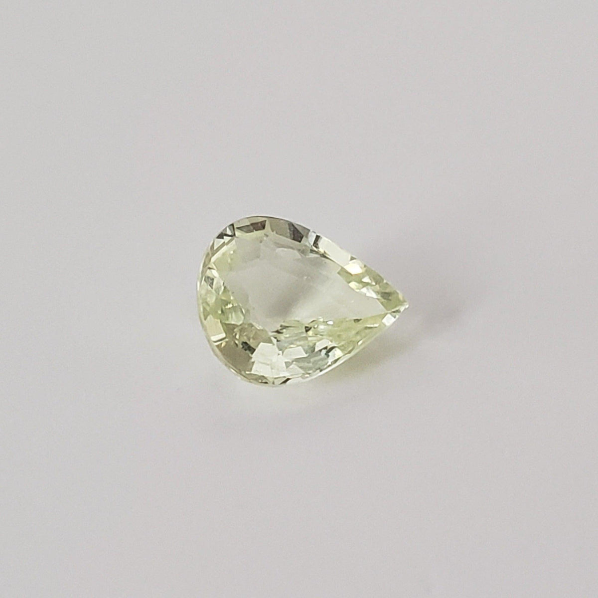  Chrysoberyl | Pear Shape Cut | Lemon Green | 7.3x6mm 1.0ct | SO24 2