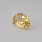  Citrine | Pear Shape Cut | Canary Yellow | 14.5x9mm 4.5ct 1