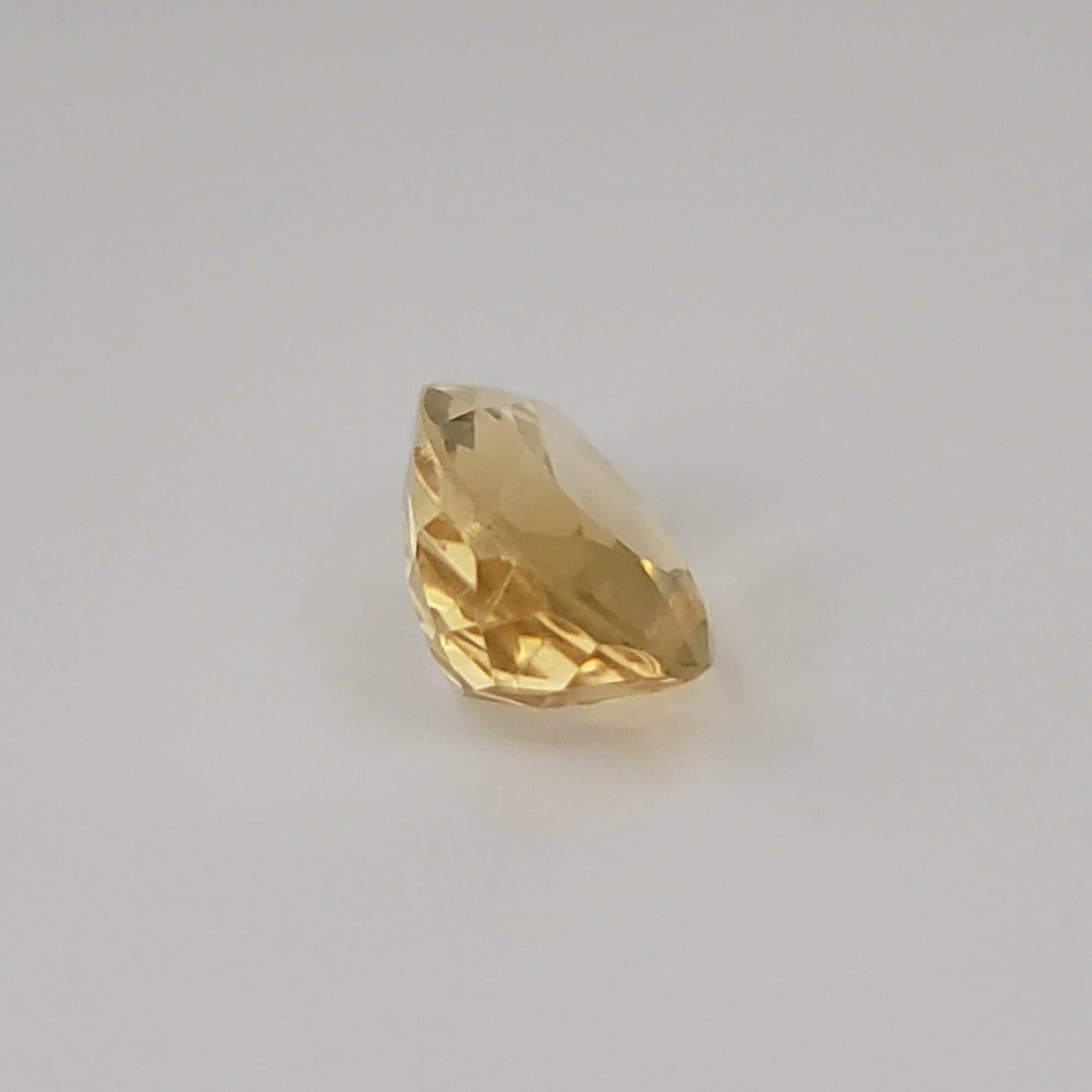  Citrine | Pear Shape Cut | Canary Yellow | 14.5x9mm 4.5ct 3
