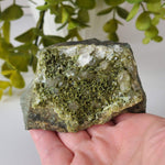 Clinozoisite var. Pistacite and Quartz Cluster | 326.4 gr | Green Epidote | Alicante, Spain 2