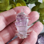  Crystal Cage Pendants | Assorted Raw Crystals | Crystal Pendant 2