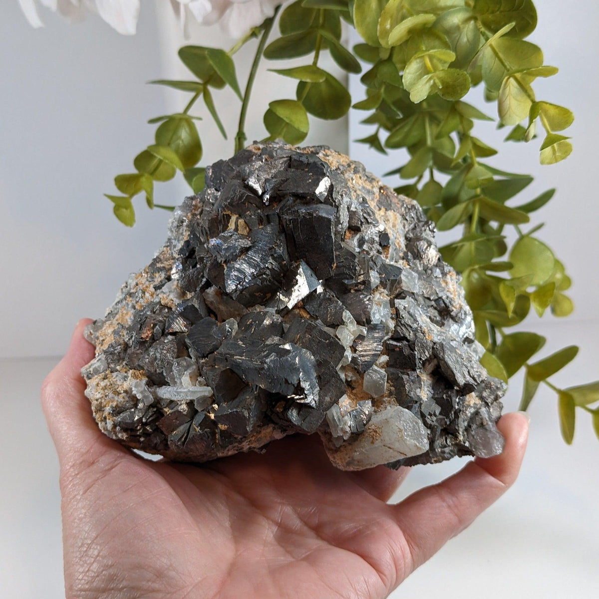  Cubic Interlocking Pyrite, Quartz and Galena Crystal Cluster | 1456 grams | Peru 4