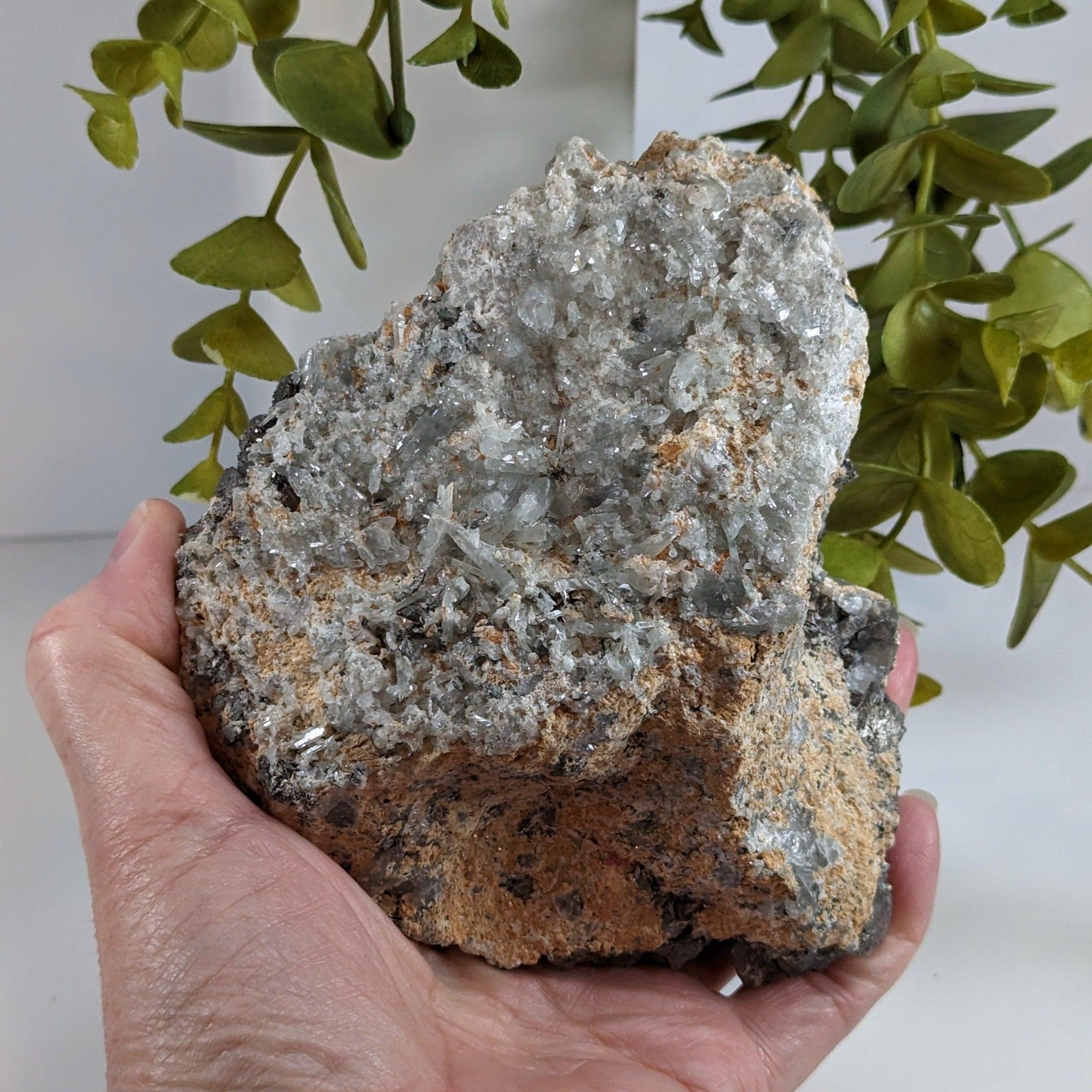  Cubic Interlocking Pyrite, Quartz and Galena Crystal Cluster | 1456 grams | Peru 5