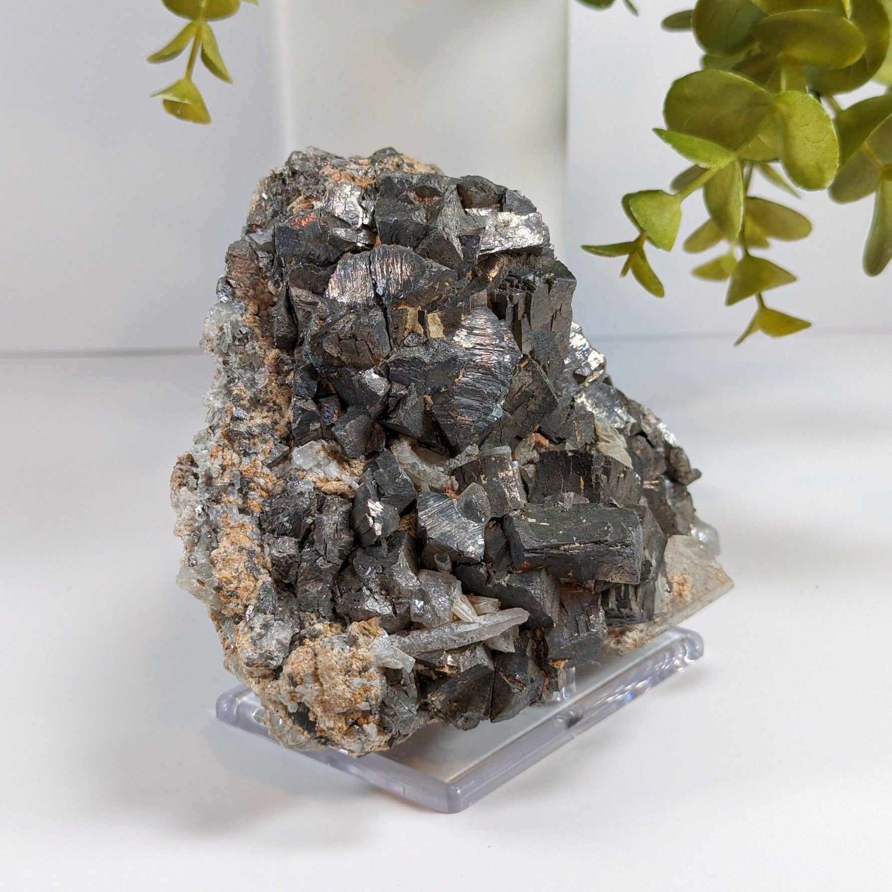 Cubic Interlocking Pyrite, Quartz and Galena Crystal Cluster | 1456 grams | Peru 2