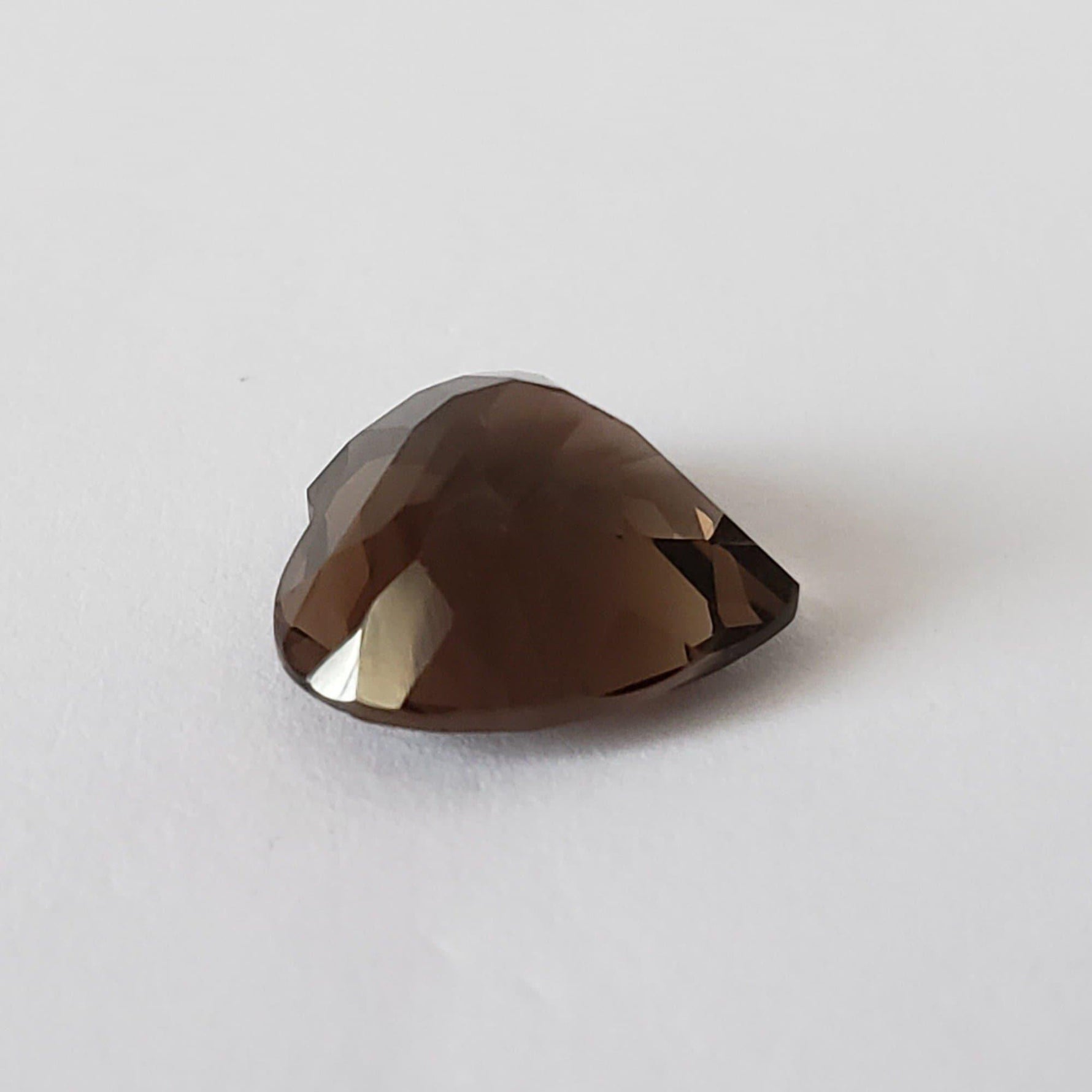  Dark Smoky Quartz | Heart Shape Cut | 12mm 5.52ct 3