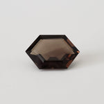  Dark Smoky Quartz | Modified Hexagon Cut | 19x13mm 9.6ct 2