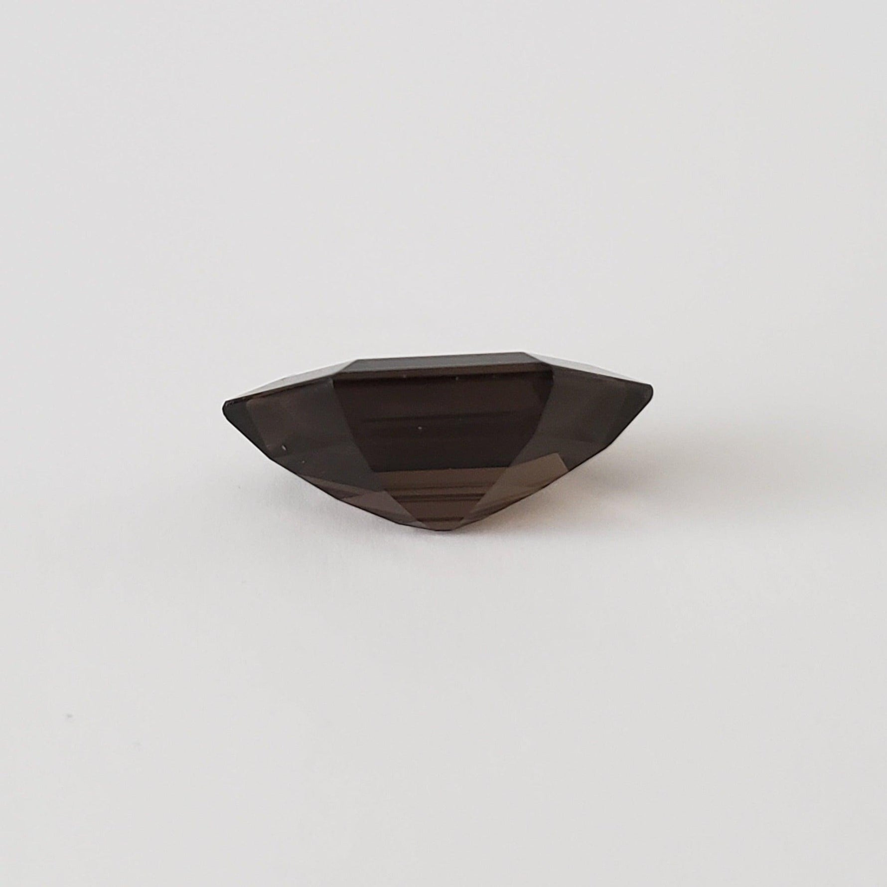  Dark Smoky Quartz | Modified Hexagon Cut | 19x13mm 9.6ct 4