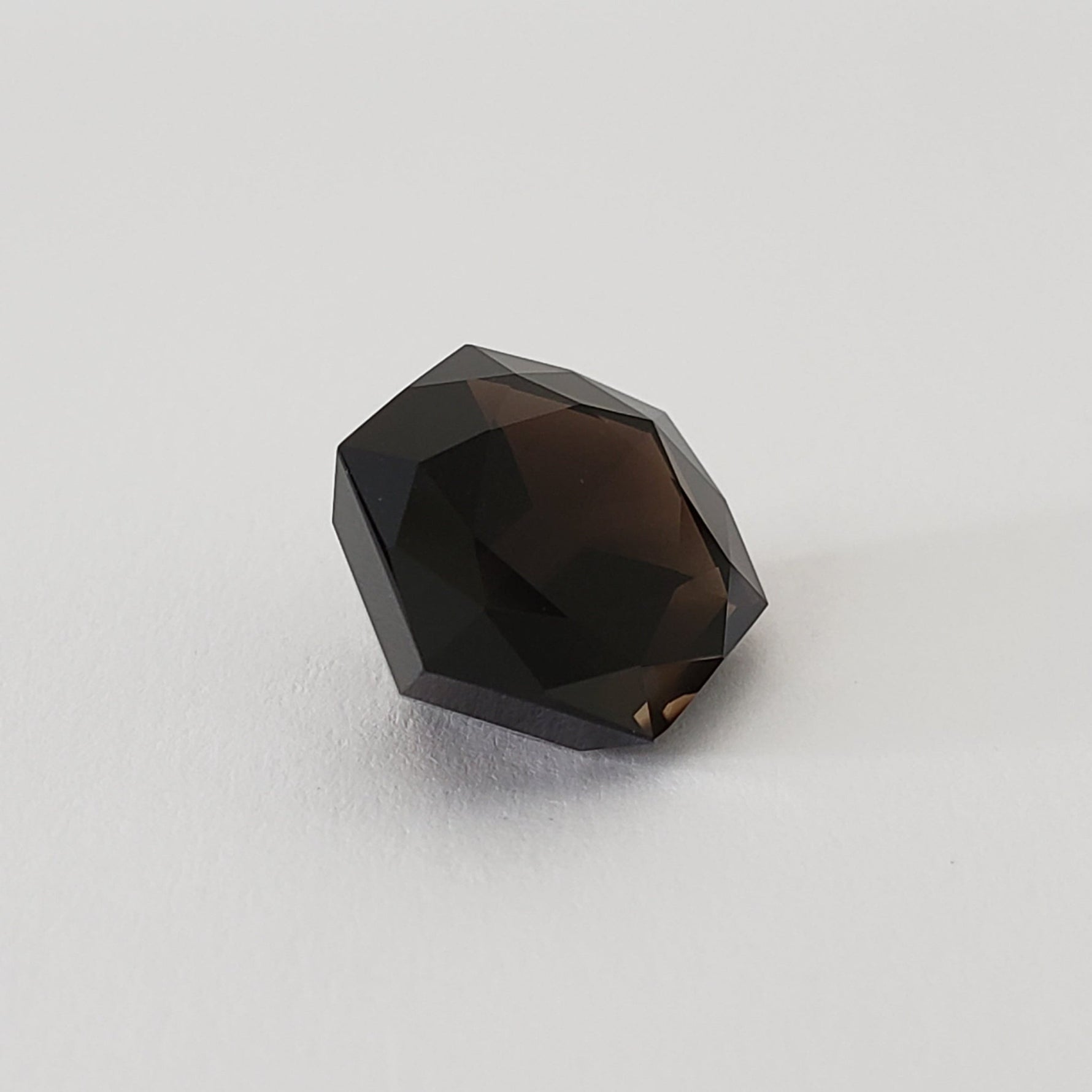  Dark Smoky Quartz | Modified Hexagon Cut | 20x13.5mm 11.73ct 4