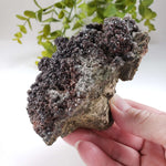  Drusy Quartz with Hematite Spheres | Crystal Cluster | 443 Grams | Bancroft, Ontario | SO24 1