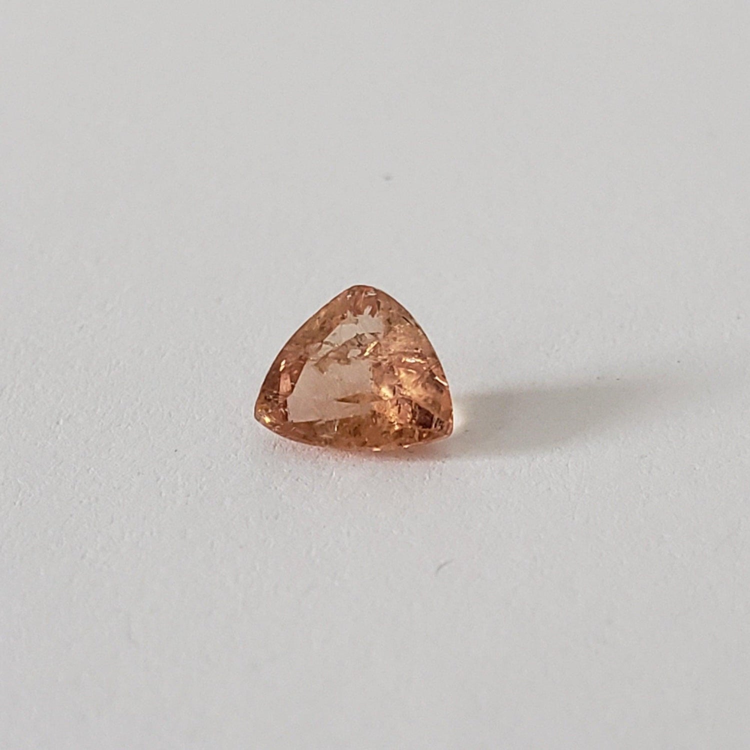  Eosphorite | Trilliant Cut | Fine Orange | 7.3x6.5mm 1.03ct | Rare | Brazil | SO24 