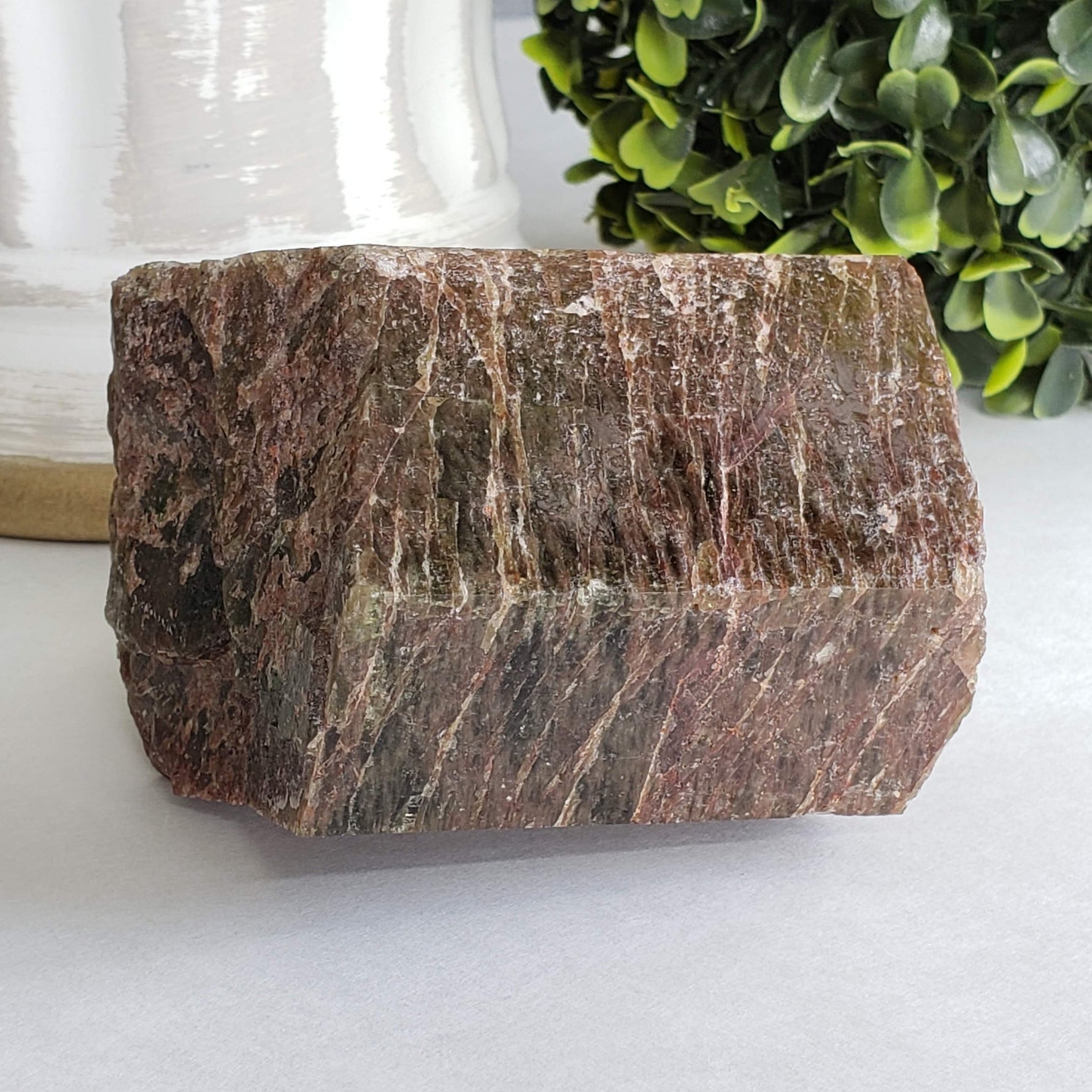  Fluorapatite Crystal | 584 grams | 6 Sided Crystal | Otter Lake, QC, Canada 4