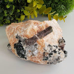  Fluorapatite Crystal on Calcite Matrix | 1.32 Kg | Otter Lake, Quebec, Canada 