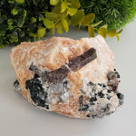  Fluorapatite Crystal on Calcite Matrix | 1.32 Kg | Otter Lake, Quebec, Canada 