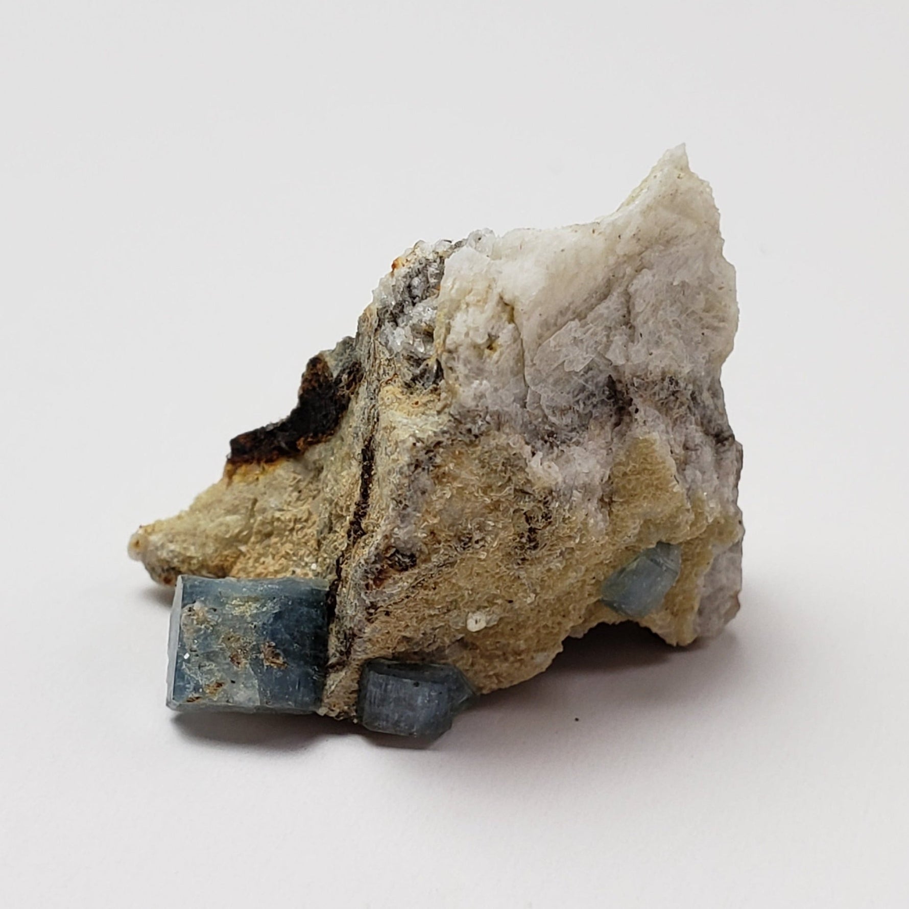  Fluorapatite Crystals on Matrix | Perky Box Thumbnail Specimen | Greenwood, Maine | SO24 2