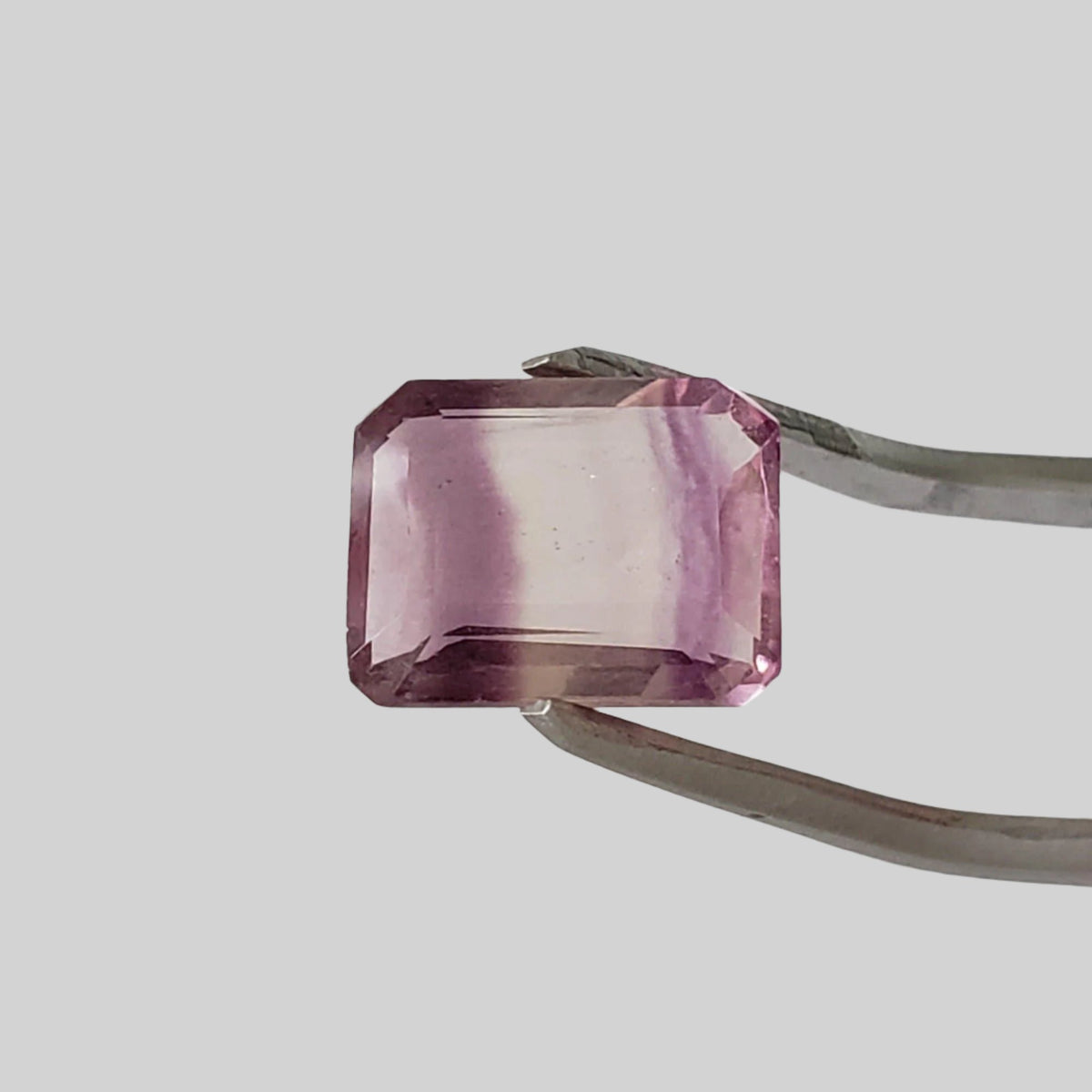  Fluorite | Octagon Cut | Bi-Color Pink | 11x8.9mm 4.83ct 1