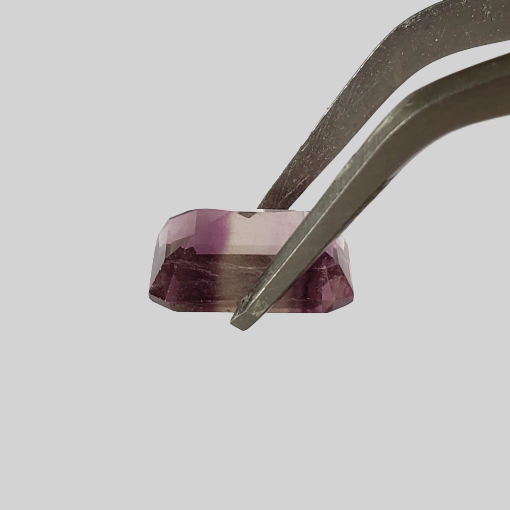  Fluorite | Octagon Cut | Bi-Color Pink | 11x8.9mm 4.83ct 3