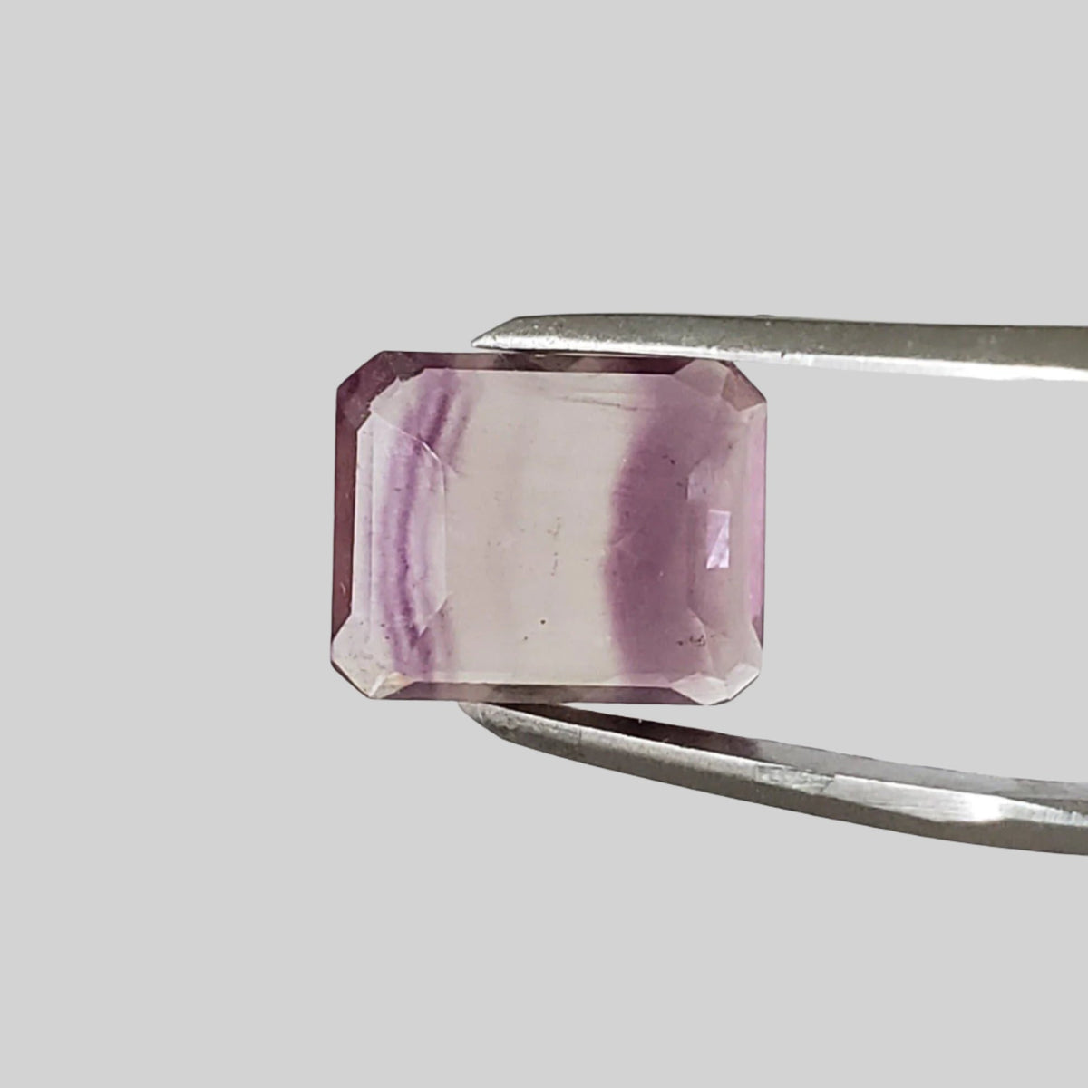  Fluorite | Octagon Cut | Bi-Color Pink | 11x8.9mm 4.83ct 4