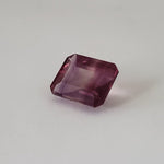  Fluorite | Octagon Cut | Bi-Color Purple | 12x9.8mm 6.7ct 1