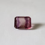 Fluorite | Octagon Cut | Bi-Color Purple | 12x9.8mm 6.7ct 