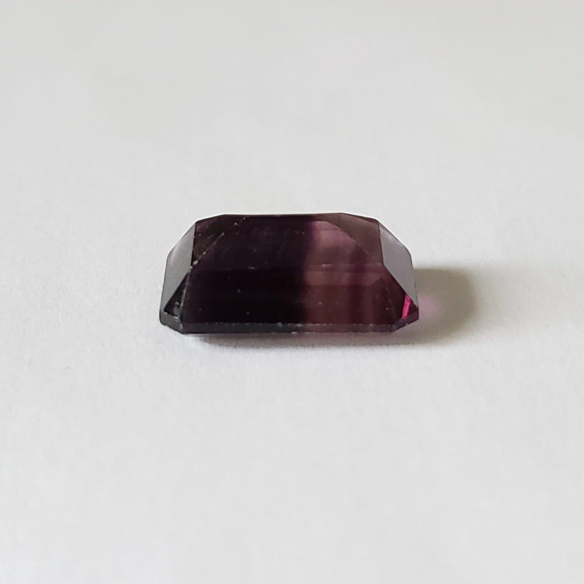  Fluorite | Octagon Cut | Bi-Color Purple | 13.8x9.8mm 7.5ct 3
