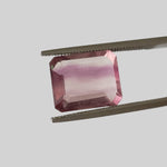  Fluorite | Octagon Cut | Bi-Color Siberian Pink | 11x9mm 4.72ct 