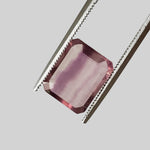  Fluorite | Octagon Cut | Bi-Color Siberian Pink | 11x9mm 4.72ct 1