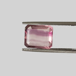  Fluorite | Octagon Cut | Bi-Color Siberian Pink | 11x9mm 4.72ct 2