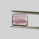  Fluorite | Octagon Cut | Bi-Color Siberian Pink | 11x9mm 4.72ct 4
