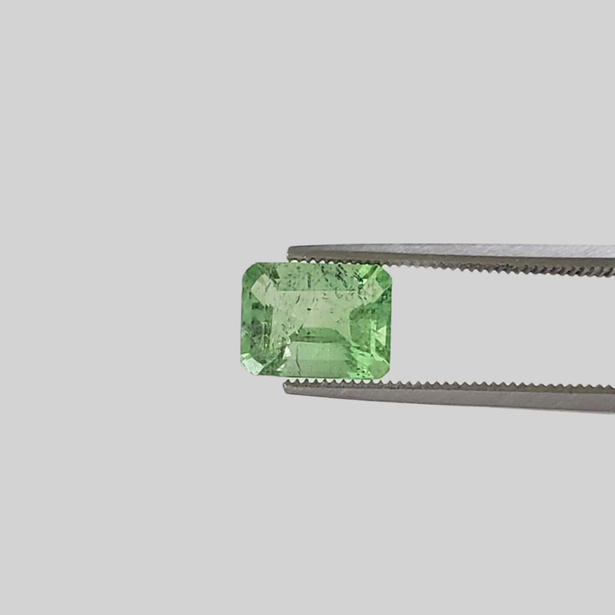  Fluorite | Octagon Cut | Fluorescent Green | 8x6mm 2.2ct 