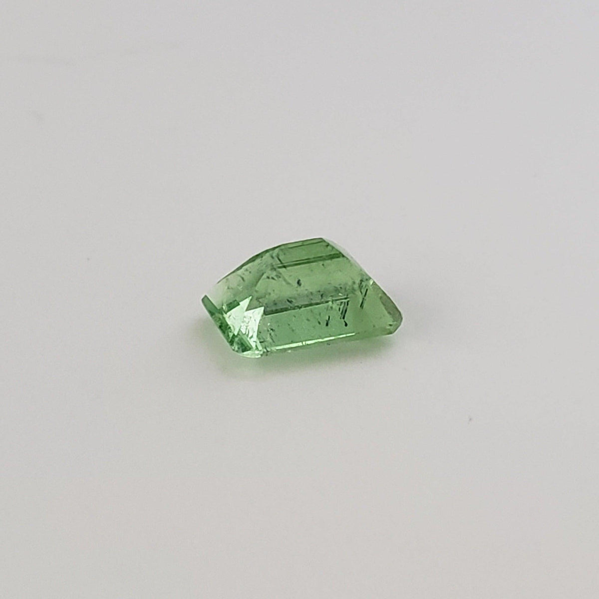  Fluorite | Octagon Cut | Fluorescent Green | 8x6mm 2.2ct 2