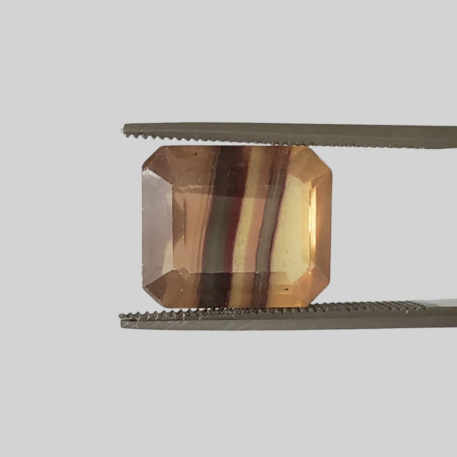  Fluorite | Octagon Cut | Party Color | 12x10mm 6.82ct 