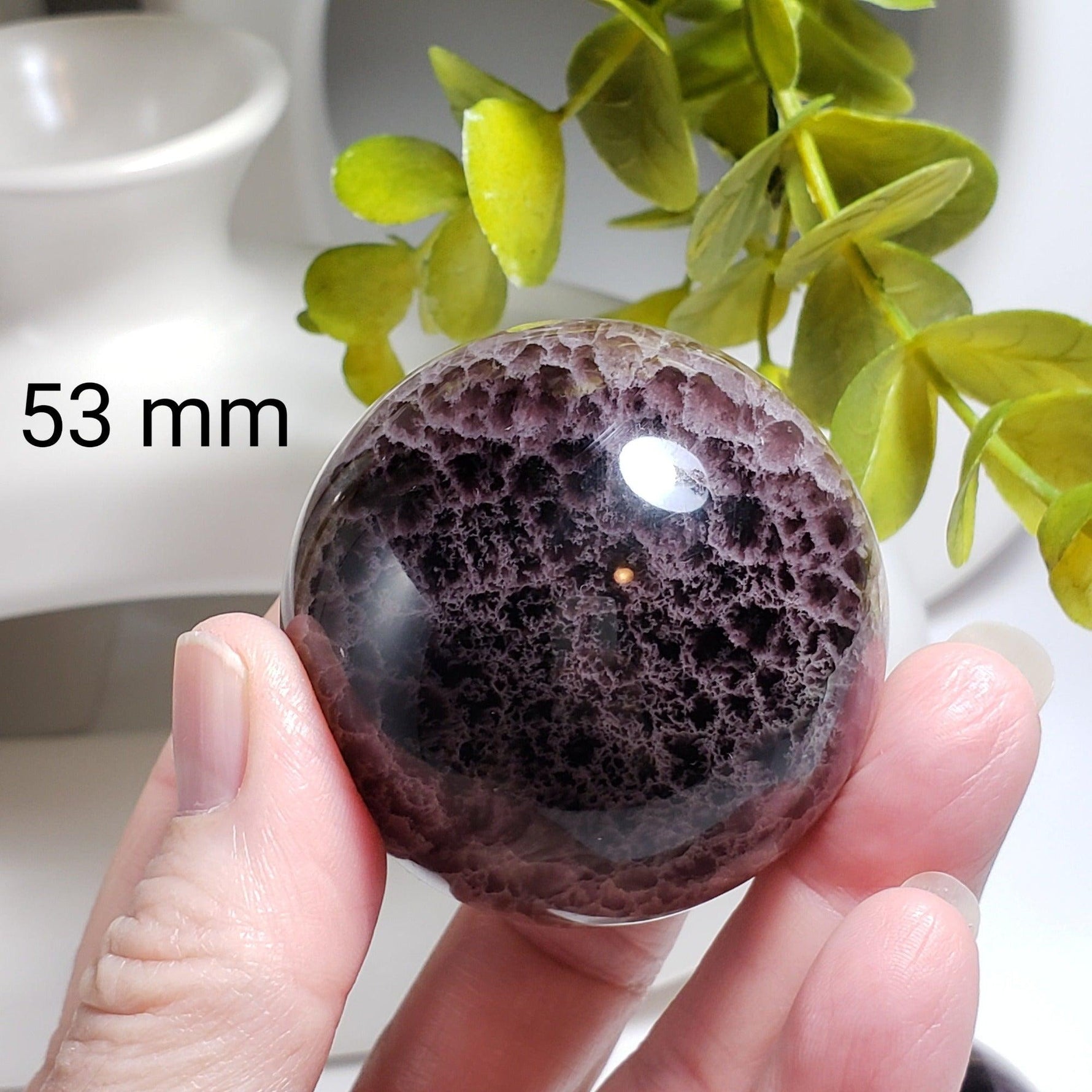  Purple Fluorite Sphere | Eyeball Sphere | 51/53/58 mm | 230-327g  | China 5