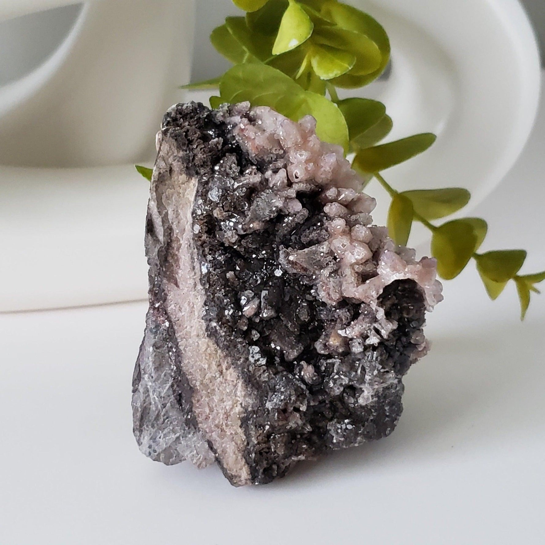  Fluorite on Calcite Cluster | 364 Grams | Famous Hercules Mine, Mexico SO24 2