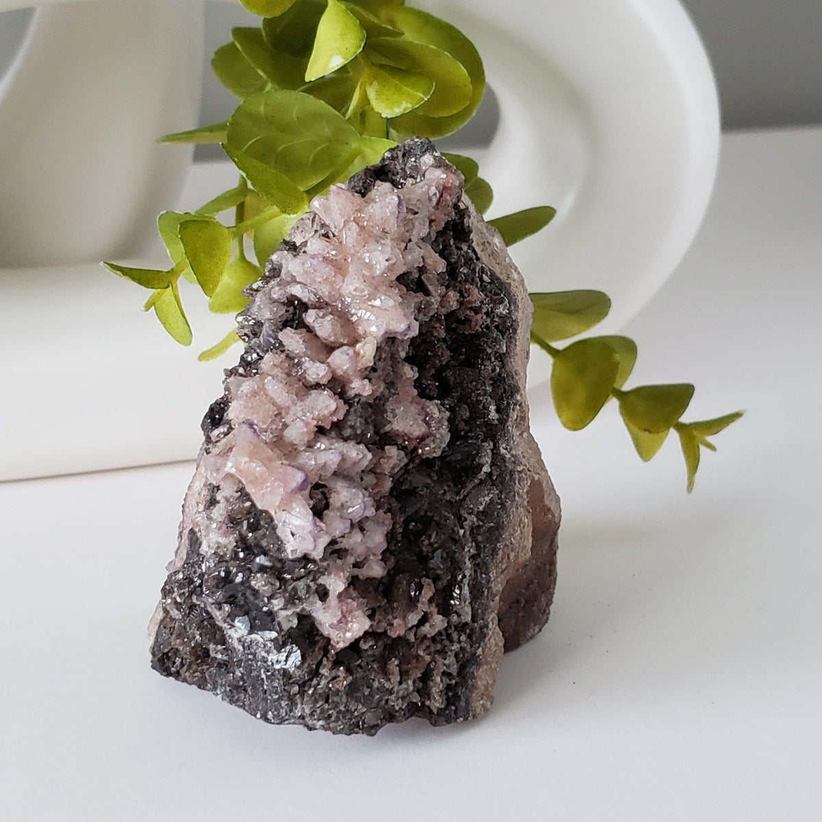  Fluorite on Calcite Cluster | 364 Grams | Famous Hercules Mine, Mexico SO24 