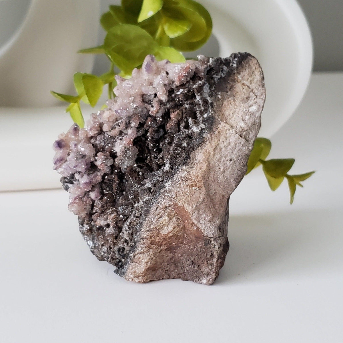  Fluorite on Calcite Cluster | 364 Grams | Famous Hercules Mine, Mexico SO24 1