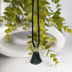  Fossilized Quartz Pendant | Black | 925 Sterling Silver | Brazil 2