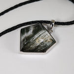  Fossilized Quartz Pendant | Clear Black | 925 Sterling Silver | Brazil 7