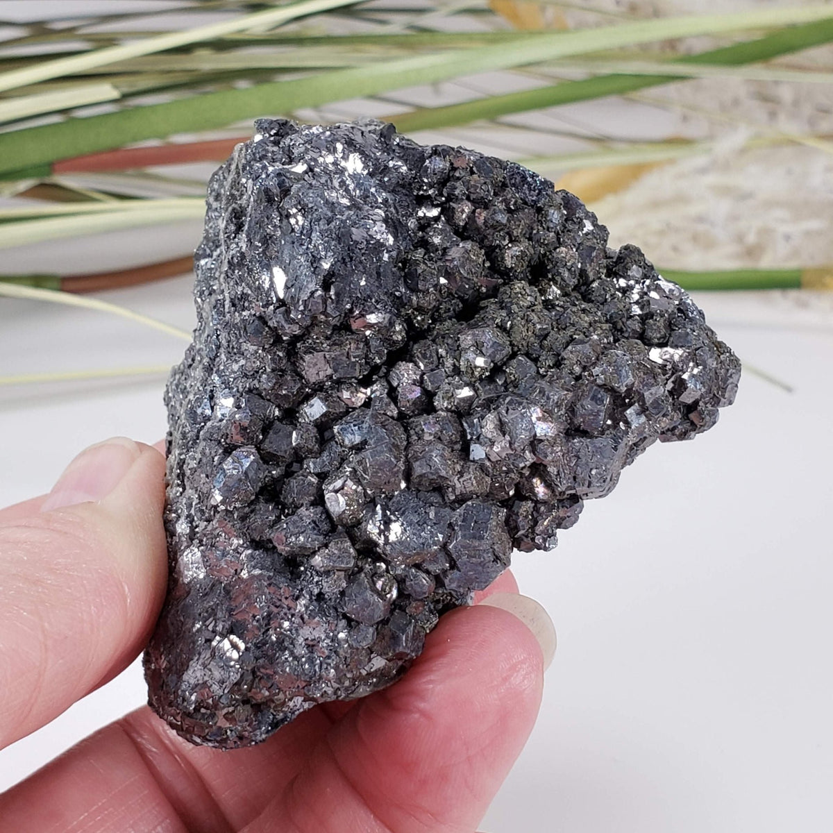  Galena Crystal Cluster | Octahedron Shape | 459.1 grams | Illinois 3