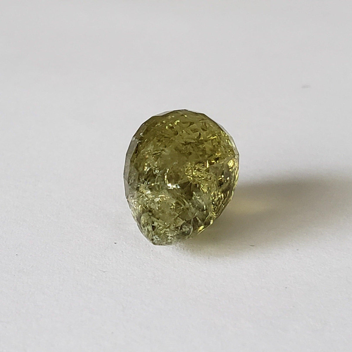  Garnet | Briolette | Spring Green | 16x10mm 13.05ct 5