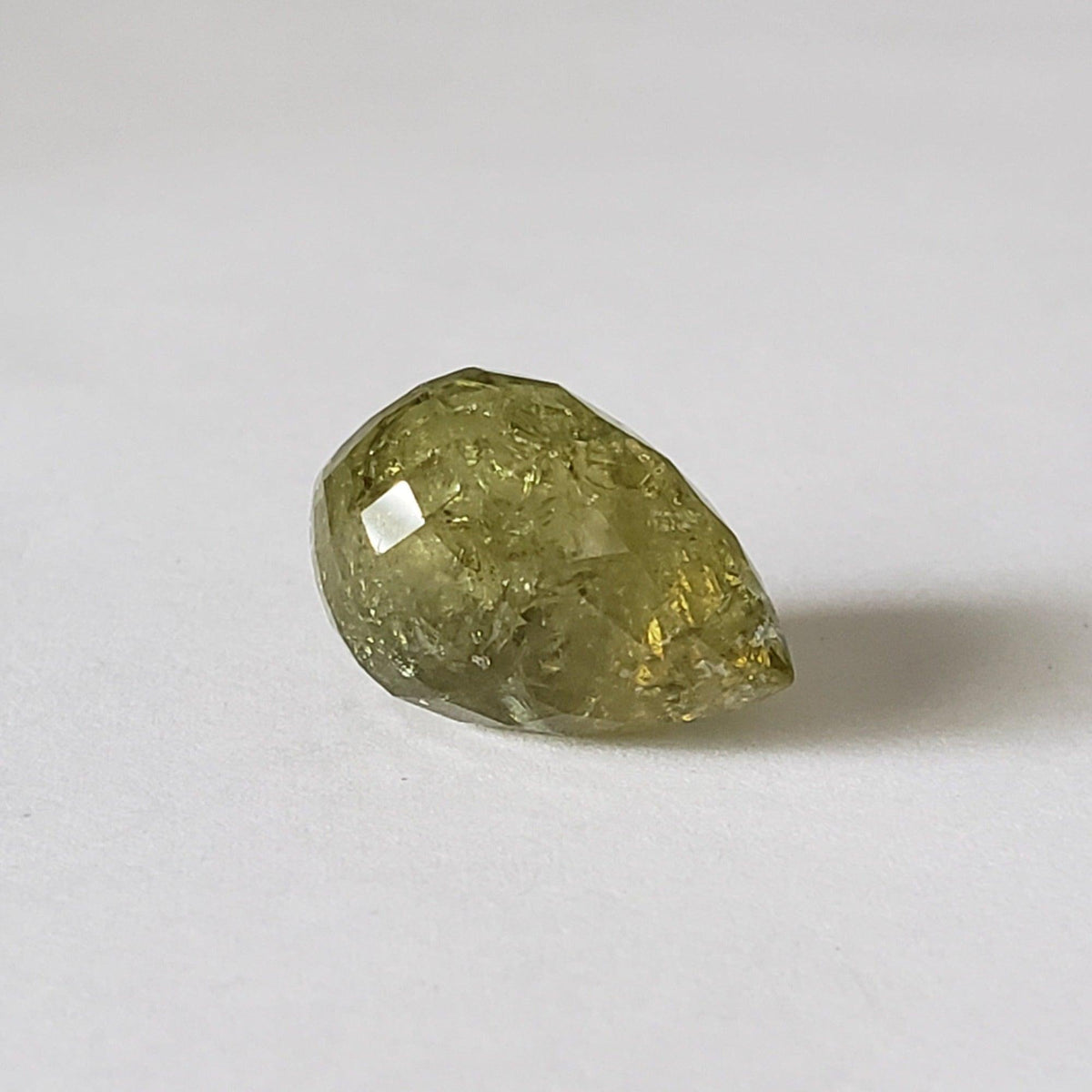  Garnet | Briolette | Spring Green | 17.9x11.6mm 19.39ct 2